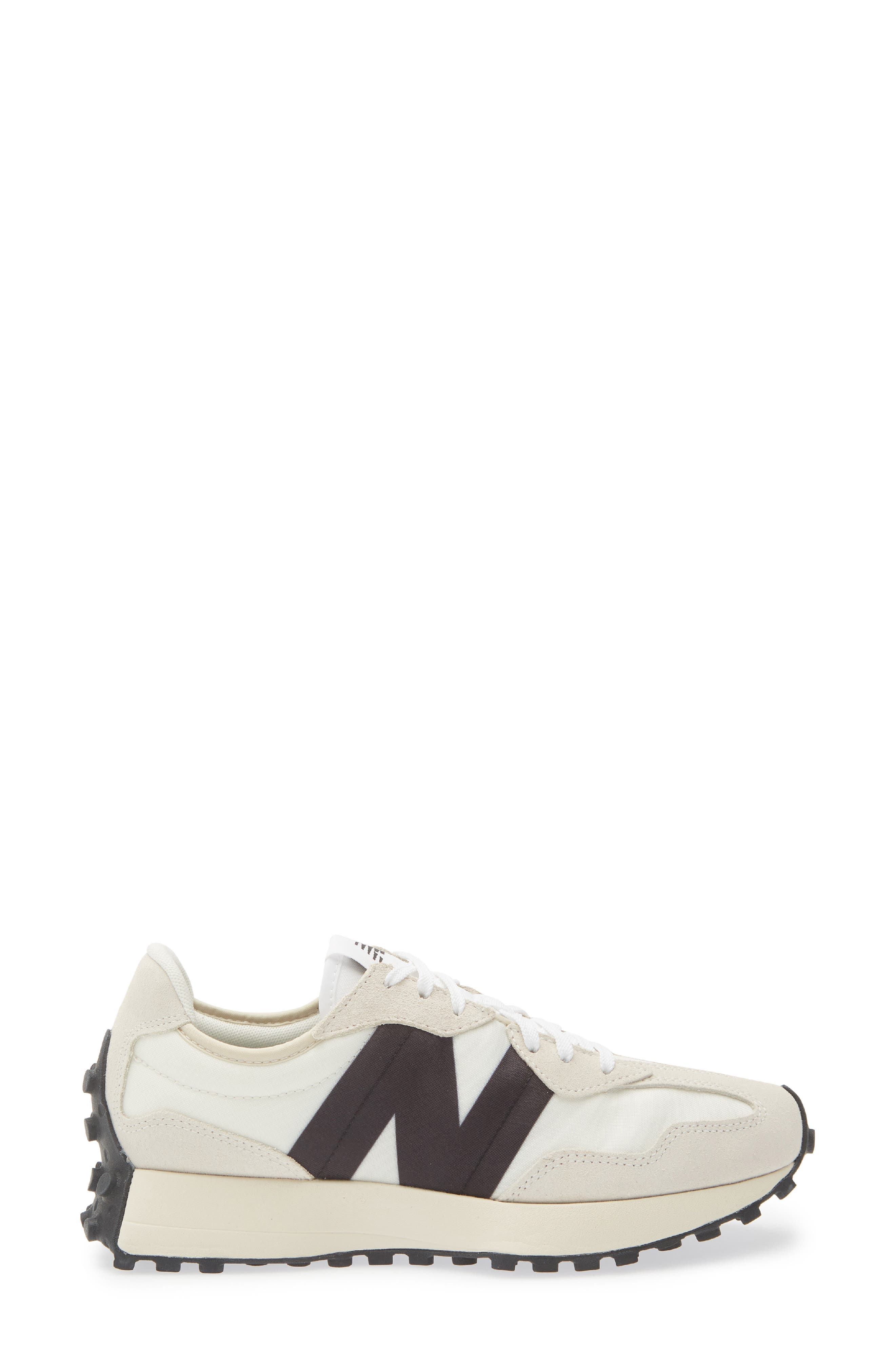 327 Sneaker, Alternate, color, WHITE/ BLACK