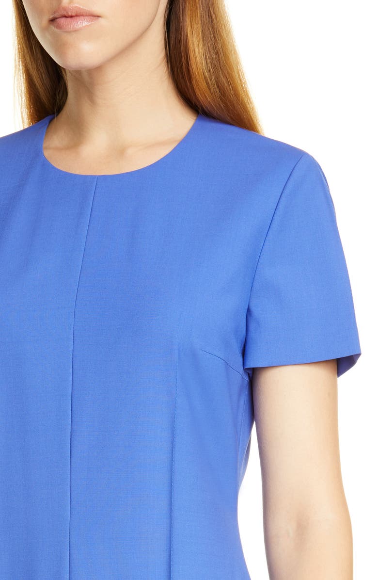 BOSS Daliria Stretch Wool Sheath Dress, Alternate, color,