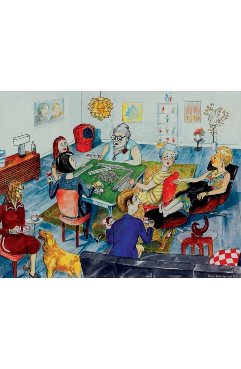 Sunsout Mah Jongg Meet Up 1000 piece Jigsaw Puzzle for Adults, Alternate, color, Multicolor