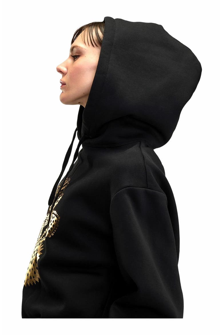Heart of Gold Hoodie, Alternate, color, BLACK