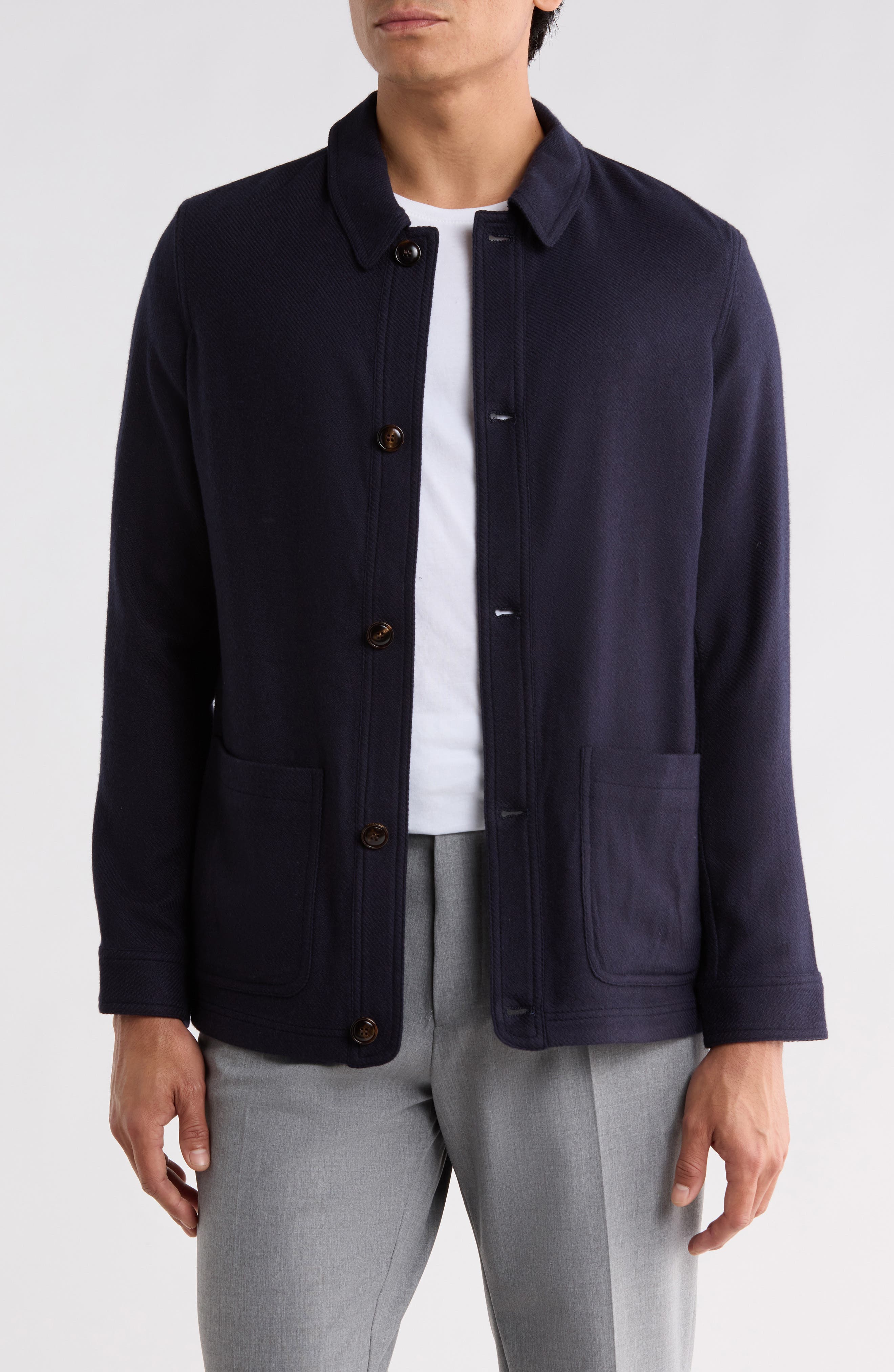 Voyager Silk & Cashmere Chore Coat