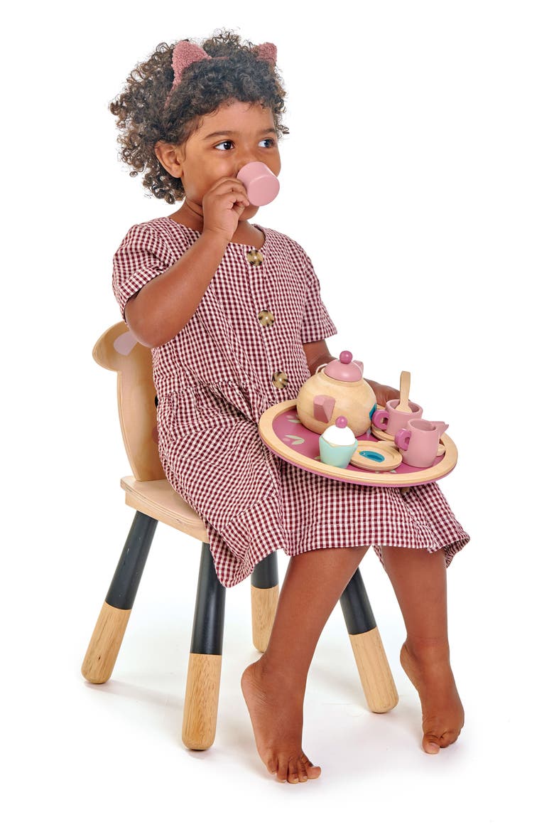Mini Chef Birdie Tea Set, Alternate, color, PINK