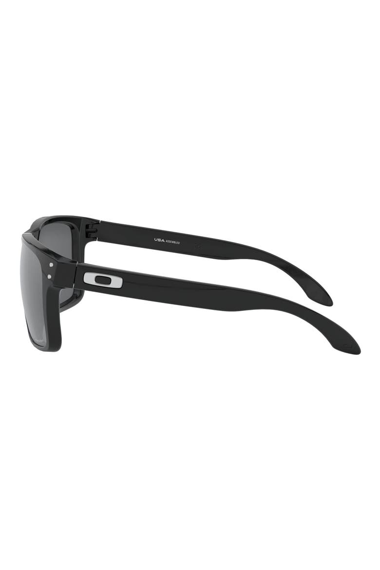 59mm Mirrored Square Sunglasses, Alternate, color, BLACK