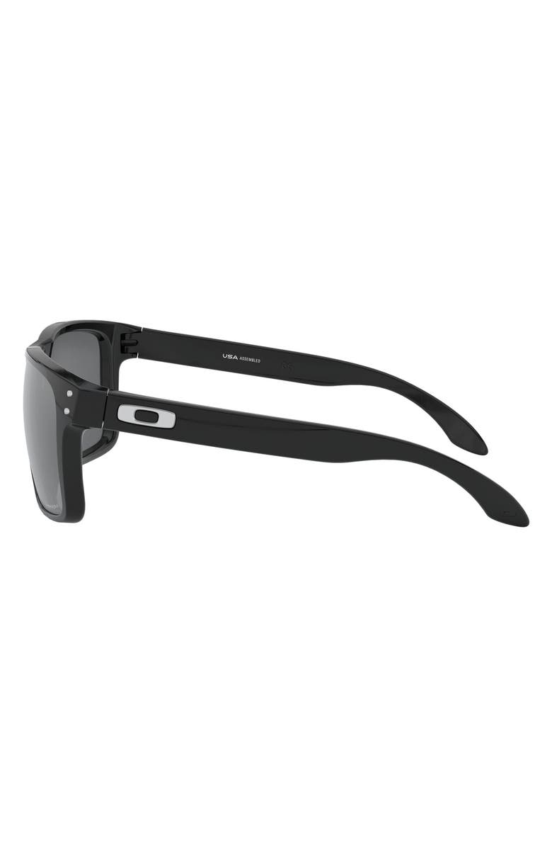 Oakley 59mm Mirrored Square Sunglasses, Alternate, color, Black