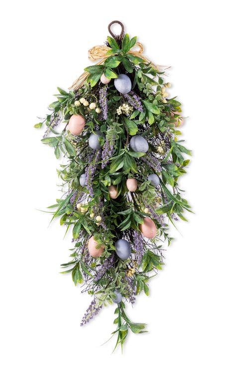 28"H Easter Egg 
Lavender Swag