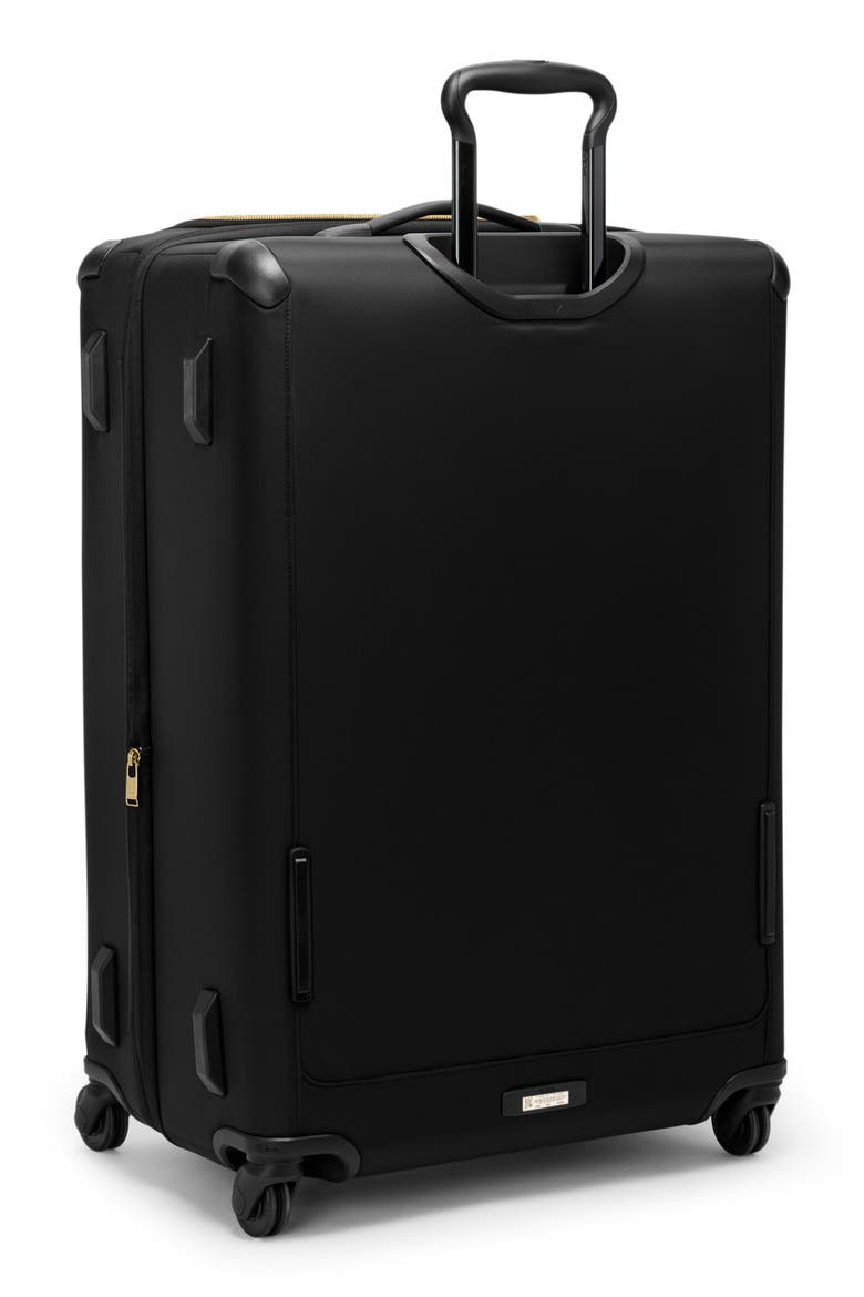 Voyageur Léger Large Dual Access Expandable Checked Luggage, Alternate, color, BLACK/ GOLD