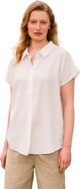 Celtic & Co. Short Sleeve Relaxed Fit Blouse