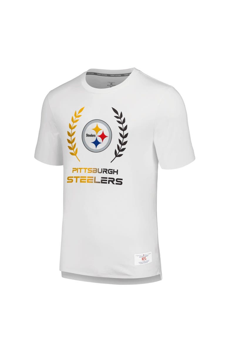 Tommy Hilfiger Men's Tommy Hilfiger White Pittsburgh Steelers Miles T-Shirt, Alternate, color, 