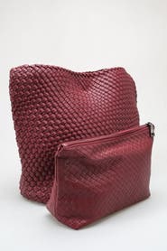 Prologue Shoes Bellini Woven Handle Bag