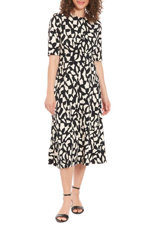 Short Sleeve Midi Dress