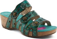 L'Artiste by Spring Step Carbone Platform Slide Sandal