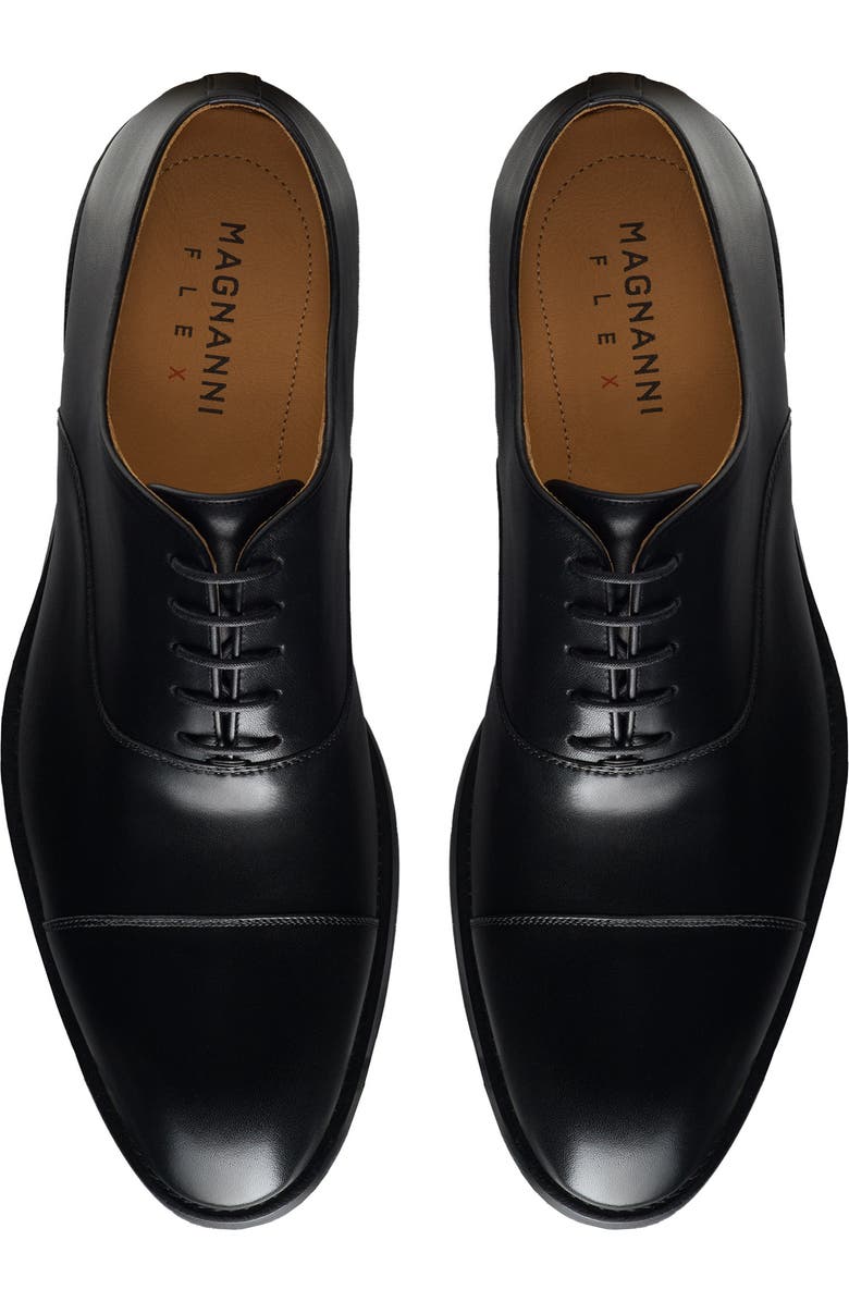 Magnanni Mayon Water Resistant Cap Toe Derby, Alternate, color, Black