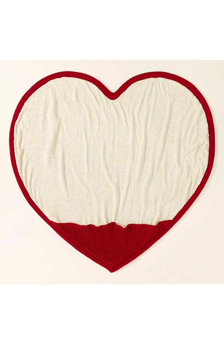 Uncommon Goods Snuggle Up Footsie Blanket Cherry-ish You Red, Main, color, Cherry Red