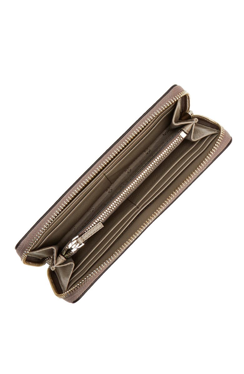 Tory Burch Frida Zip Around Leather Wallet, Alternate, color, 