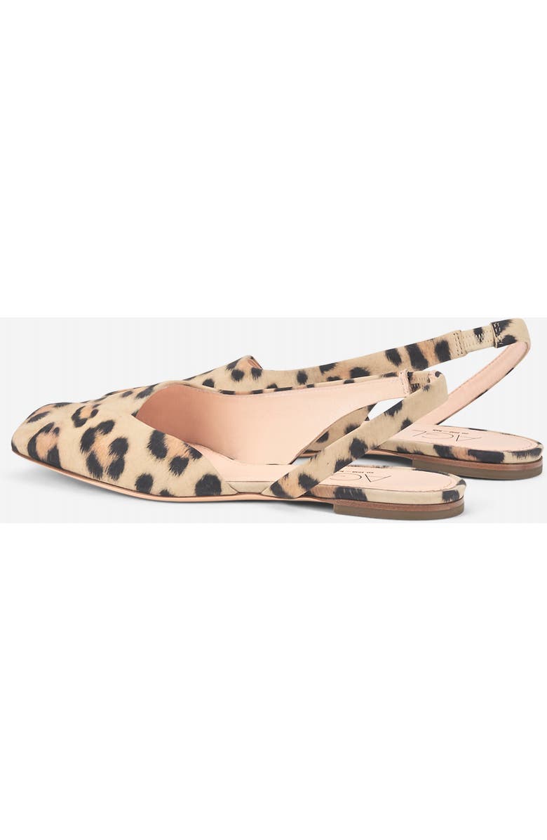 AGL Rina Sling Back Ballet, Alternate, color, Leo Print