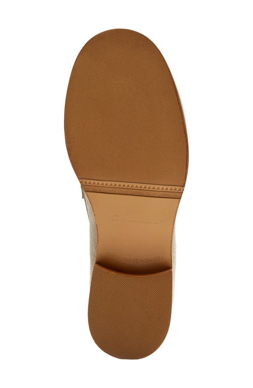 La Canadienne Dominic Penny Loafer In Biscotti Suede