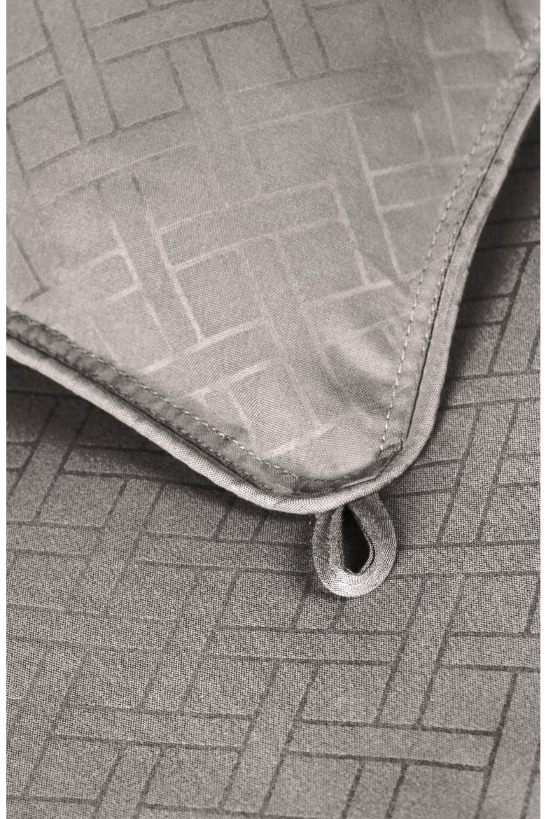 Reversible Down Alternative Comforter, Alternate, color, CHARCOAL
