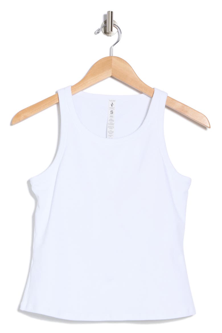 GoWalk Shelf Bra Tank, Alternate, color, WHITE