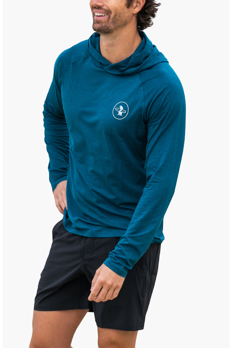Breakers UPF50+ Sand-Resistant Hoodie, Main, color, Steel Blue