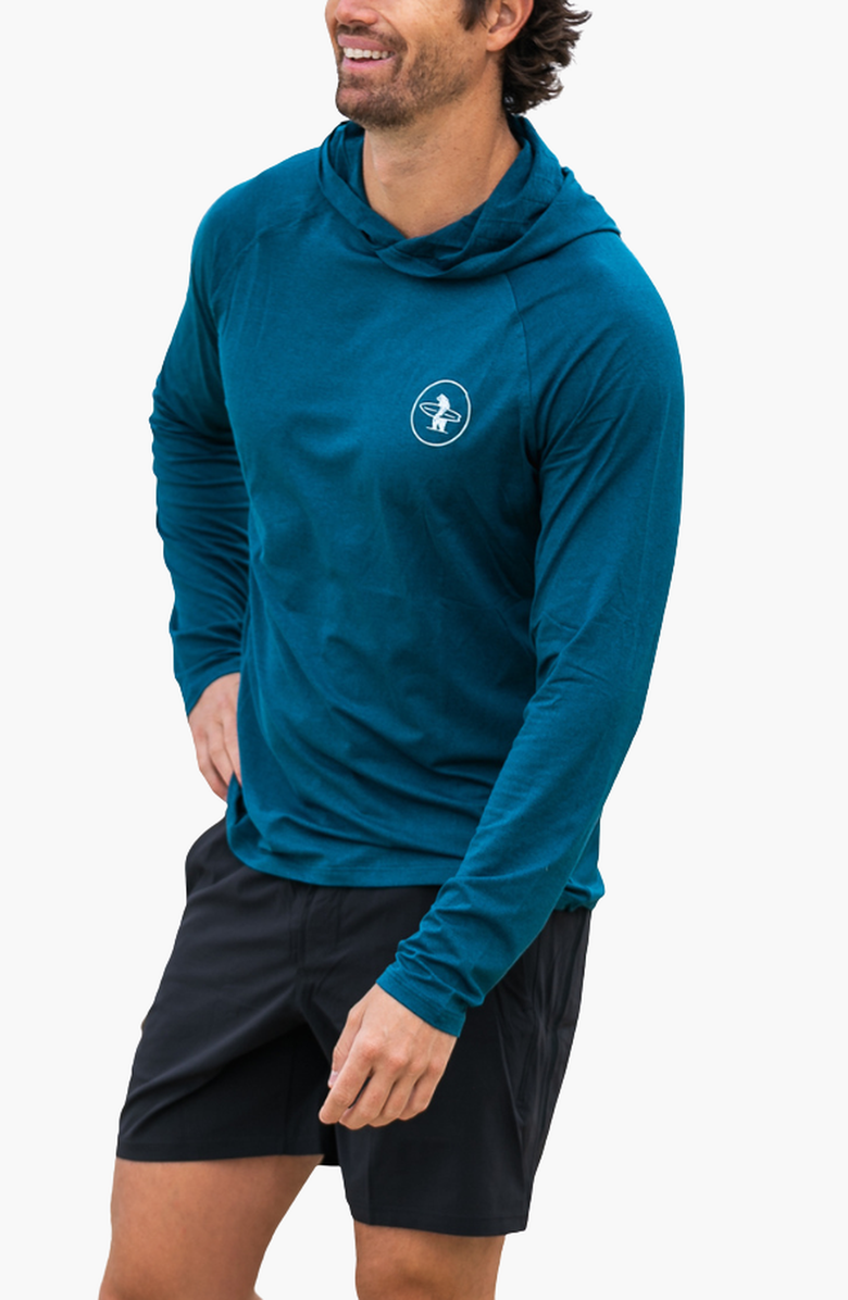 Everyday California Breakers UPF50+ Sand-Resistant Hoodie, Main, color, Steel Blue