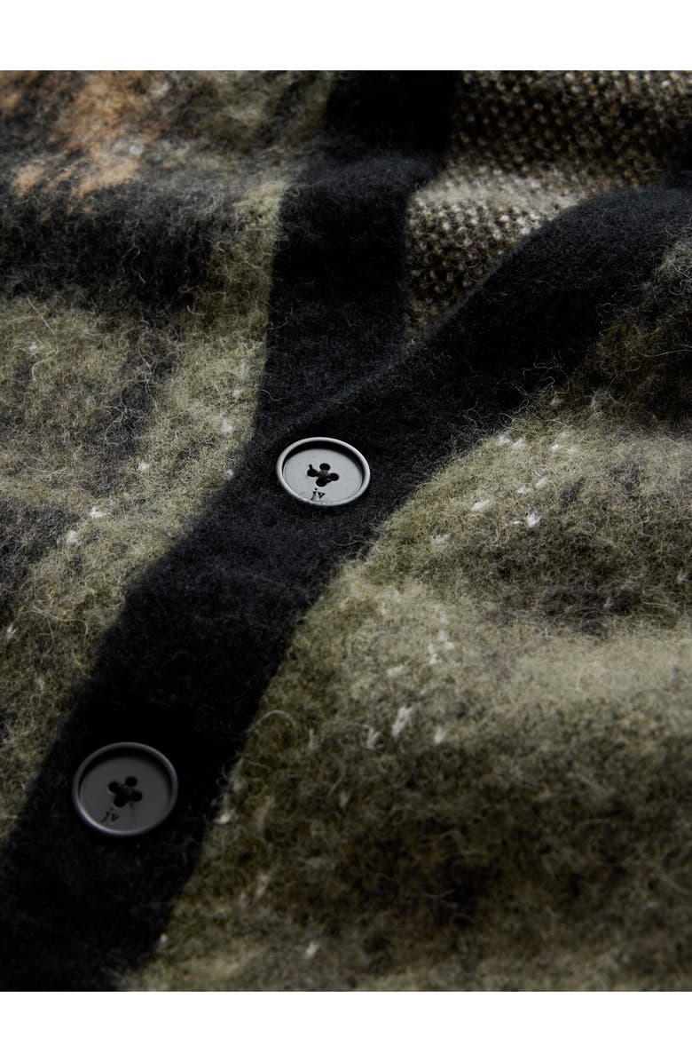 John Varvatos Dio Multicolor Jacquard Cardigan, Alternate, color,
