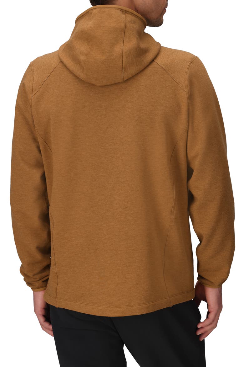 Crescent Fleece Hooded Jacket, Alternate, color, BRONZE
