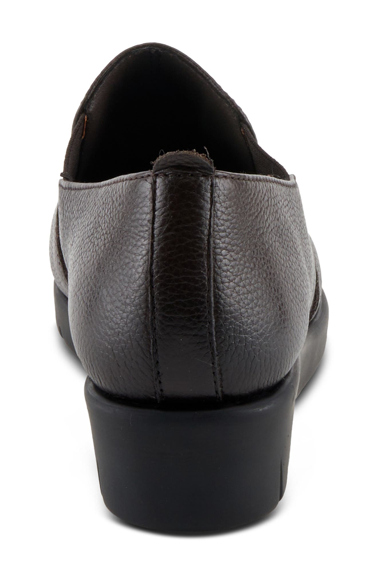 Arete Wedge Slip-On Sneaker, Alternate, color, DARK BROWN