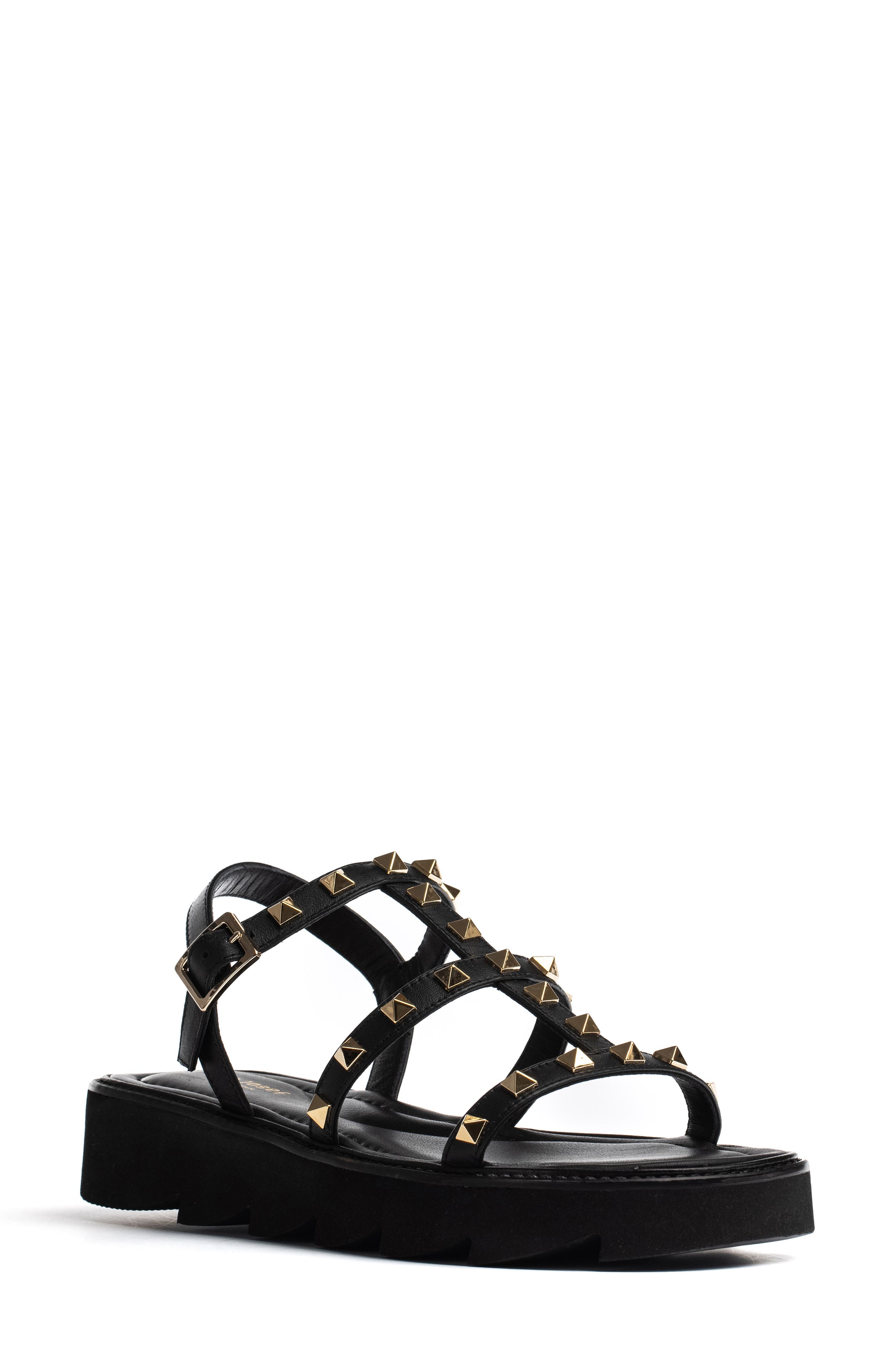 Jon Josef Alcon Studded Platform Sandal, Main, color, 
