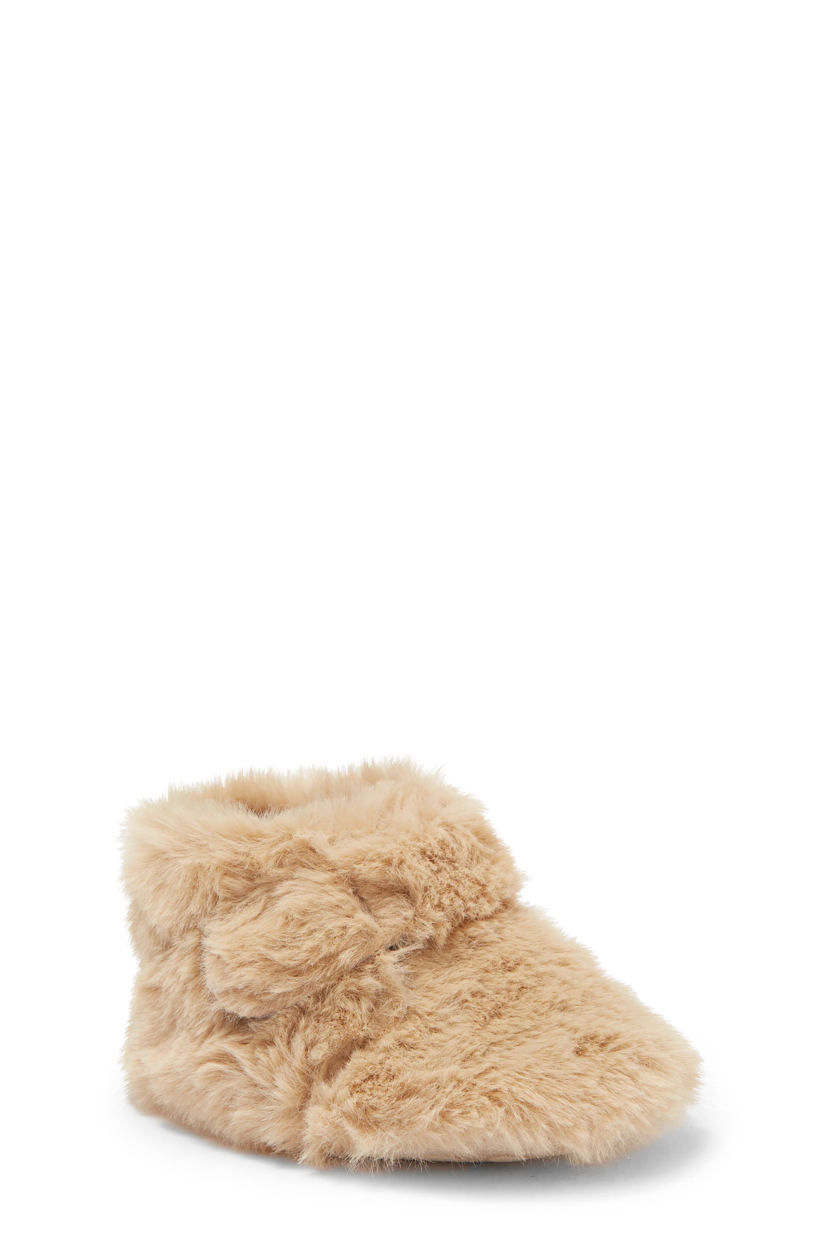 James Cozy Crib Bootie, Main, color, TAN