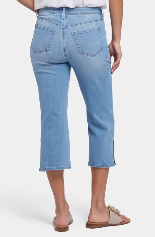 Nydj Joni High Waist Button Detail Capri Jeans In Salamanca Sun