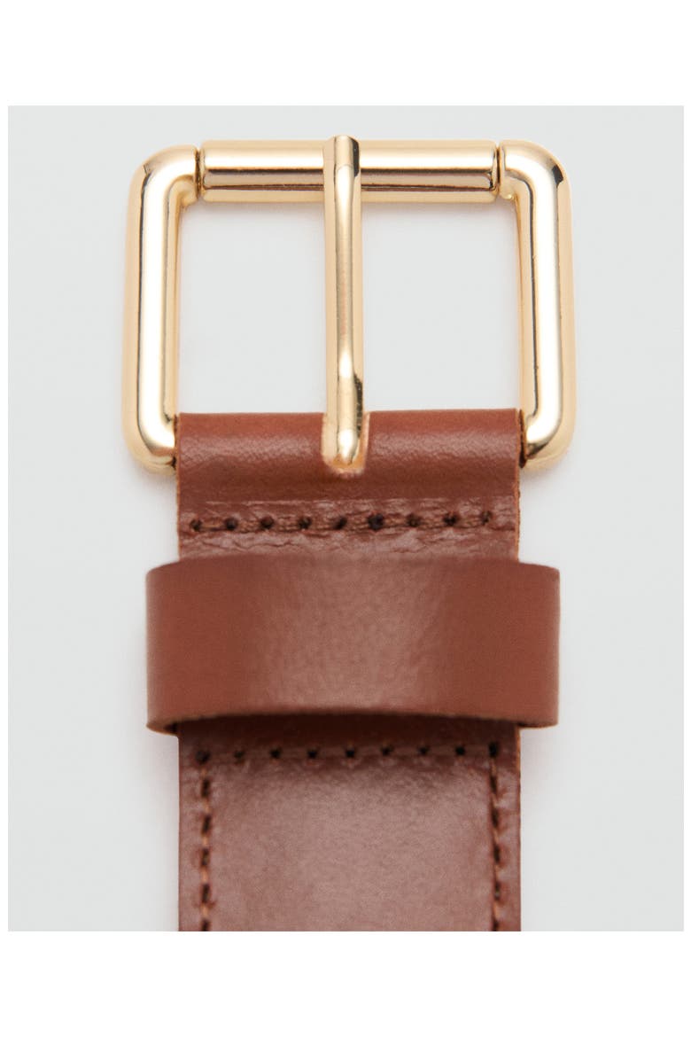 Starring Hailey Bieber Braided Leather Belt, Alternate, color, BROWN