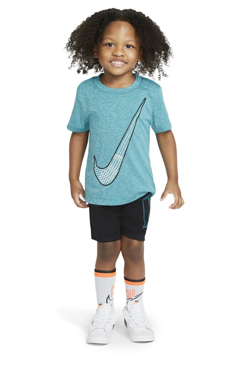 Nike Kids' Dri-FIT Graphic T-Shirt & Shorts Set, Alternate, color,