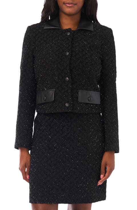 Metallic Crop Jacket