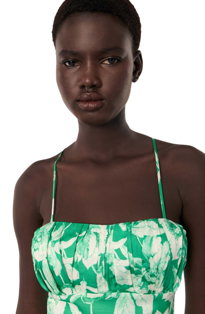 maje Floral patterned maxi dress, Alternate, color, 