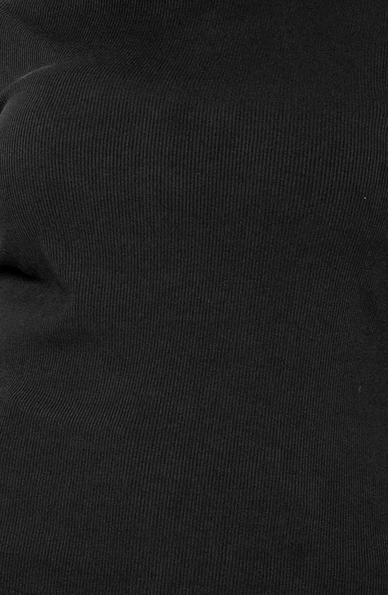 BUXOM COUTURE Mixed Media Balloon Sleeve Blouse, Alternate, color,