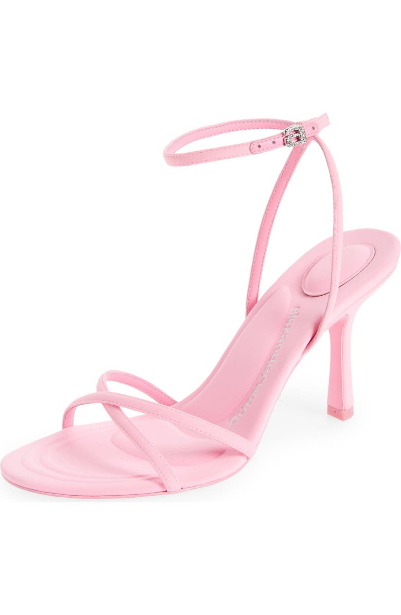 Alexander Wang Dahlia Rhinestone Logo Sandal, Main, color,