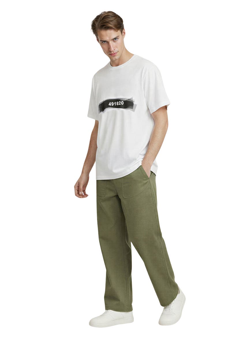 Encrypted Graphic T-Shirt, Alternate, color, WHITE