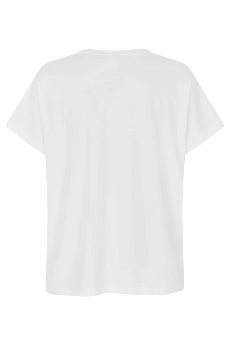 V-Neck Relaxed T-Shirt, Alternate, color, White