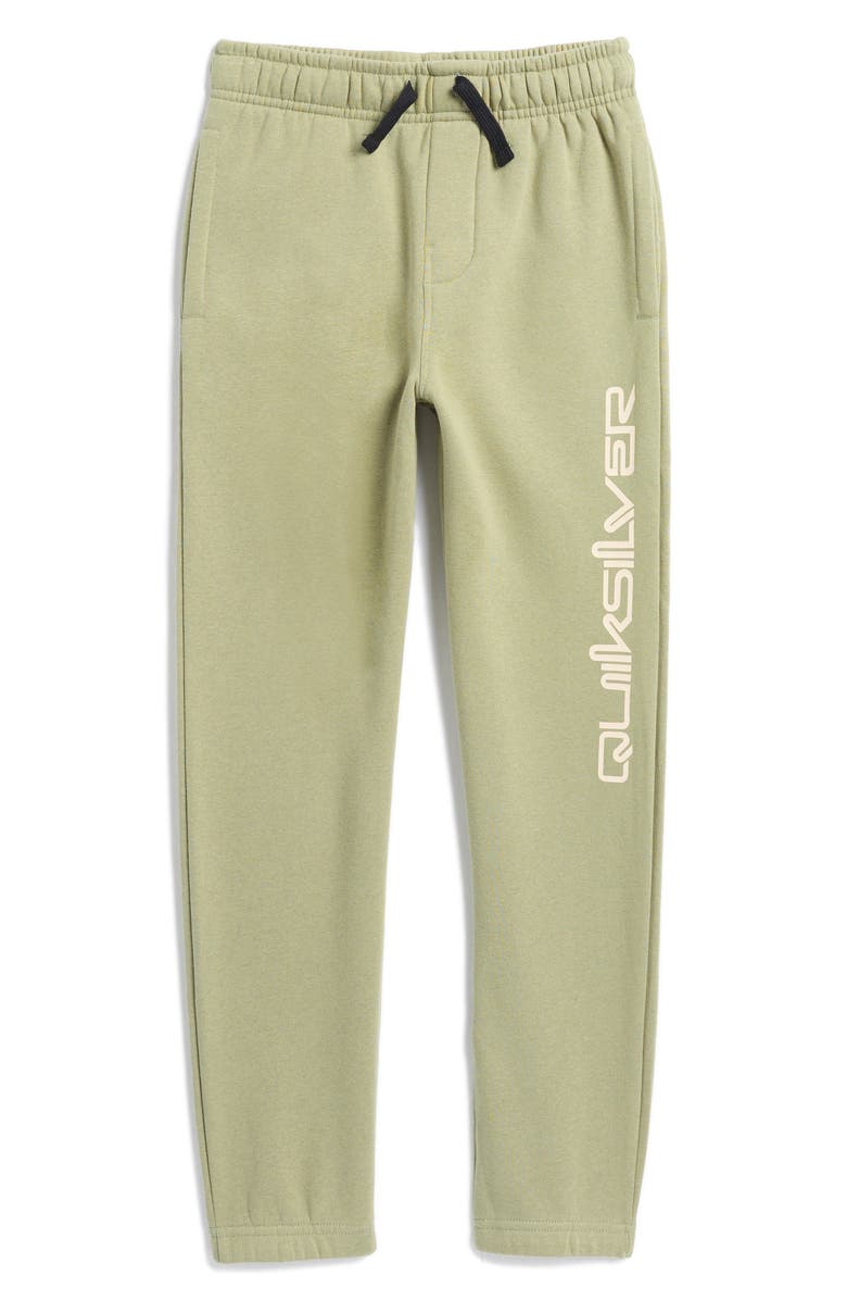 Quiksilver Kids' Logo Fleece Joggers, Main, color,