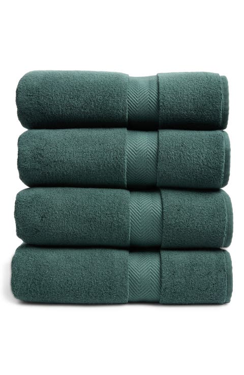 Organic Hydrocotton Set of 4 Bath Towels $140 Value