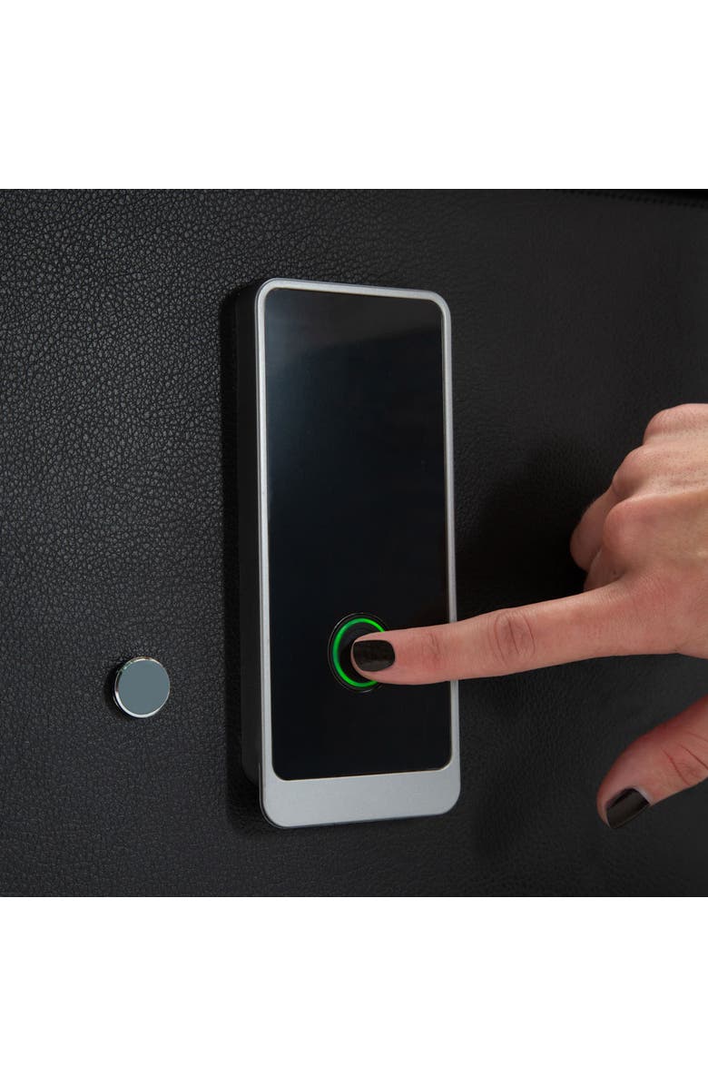 WOLF The Den 4 Piece Watch Winder Safe, Alternate, color, Black