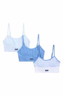 Kids' 3-Pack Jacquard Bralettes