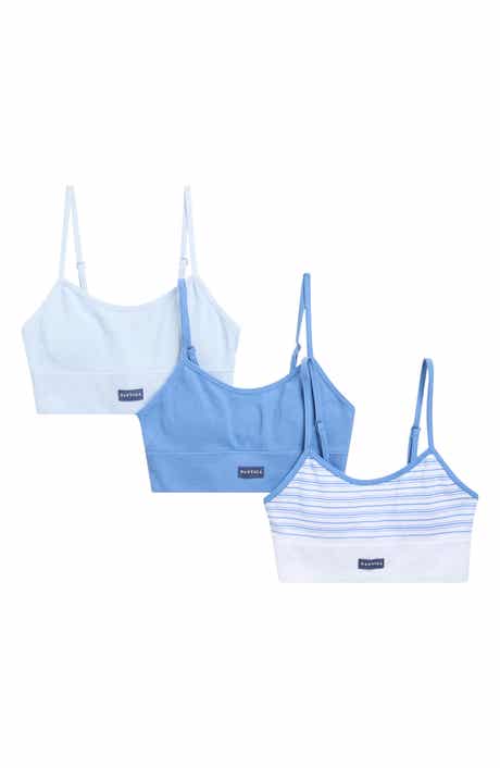 Kids' 3-Pack Jacquard Bralettes