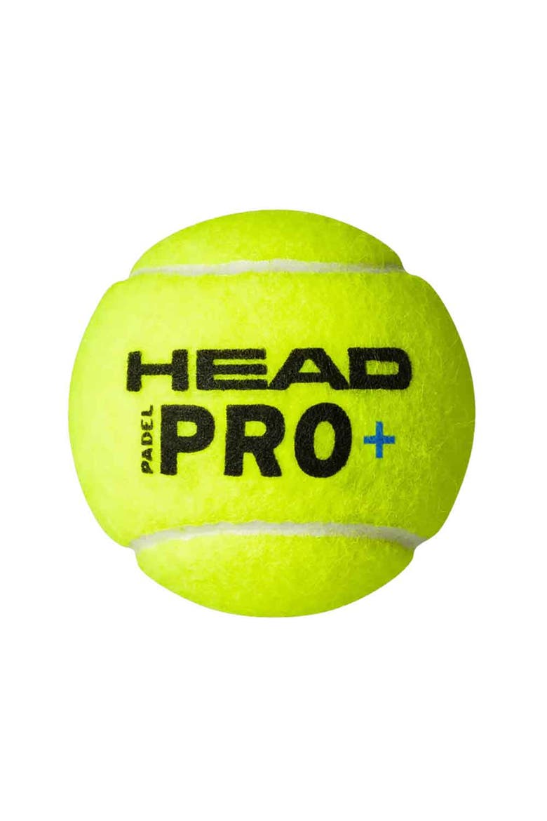 Pro+ 3 Padel Balls, Main, color, Yellow