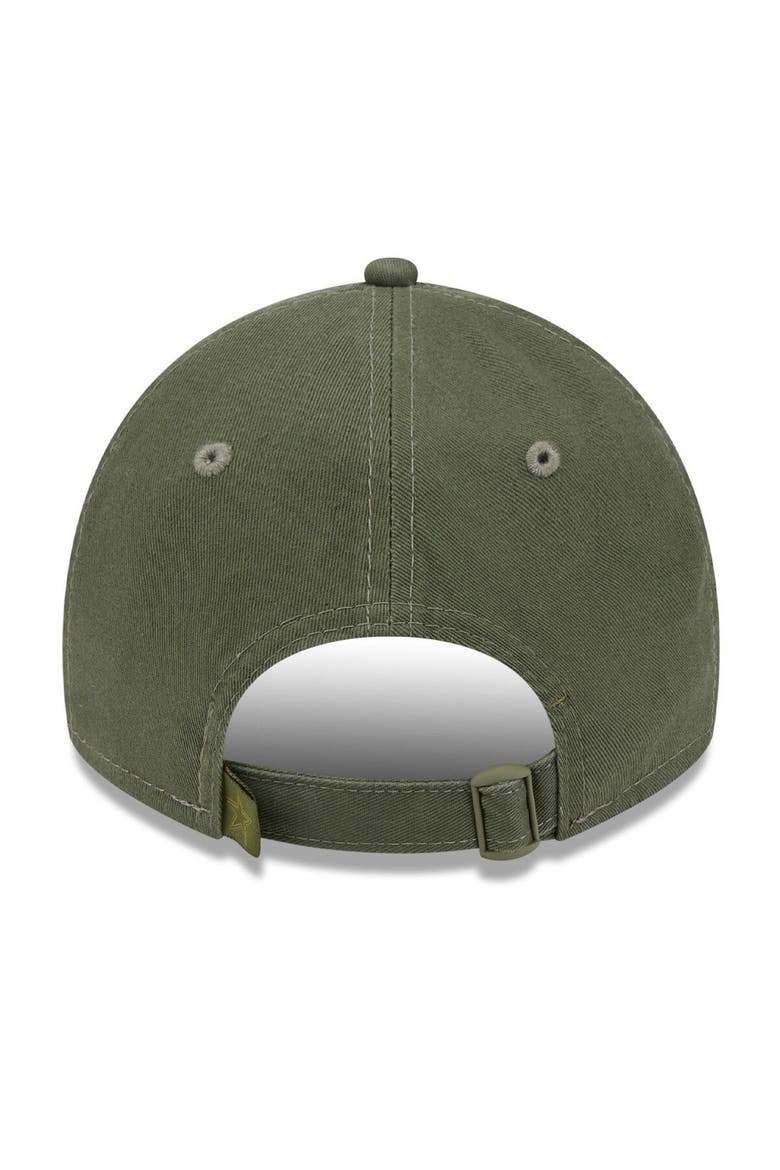 Men's New Era Olive Dallas Cowboys Core Classic 2.0 Tonal 9TWENTY Adjustable Hat, Alternate, color, Olive