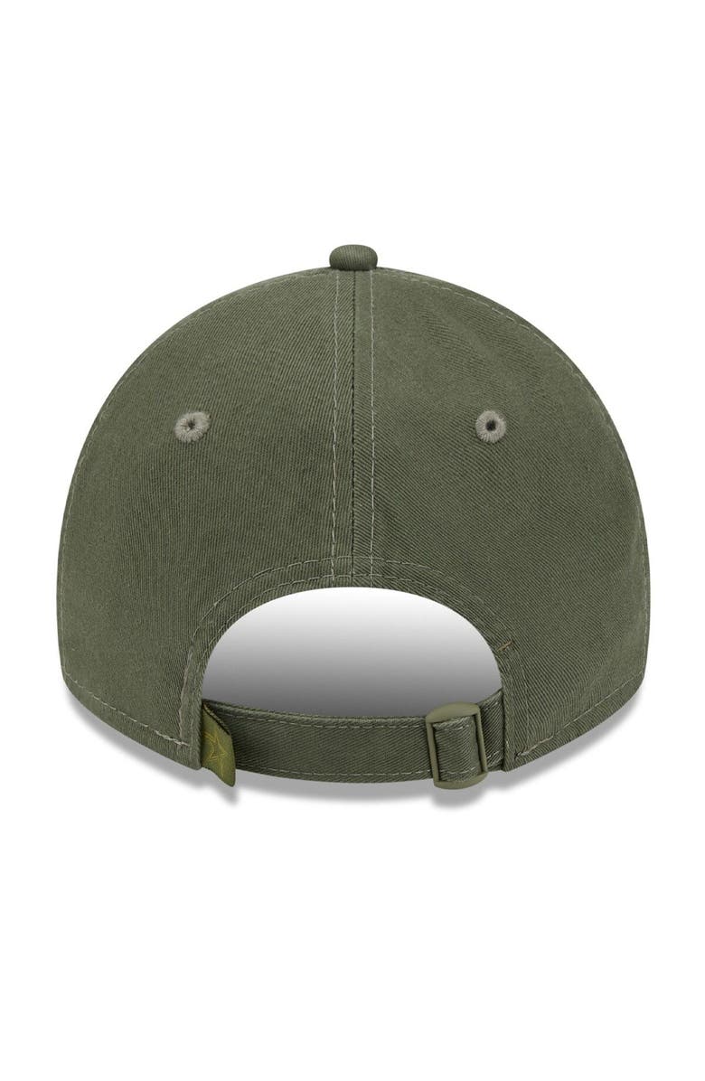 New Era Men's New Era Olive Dallas Cowboys Core Classic 2.0 Tonal 9TWENTY Adjustable Hat, Alternate, color, 