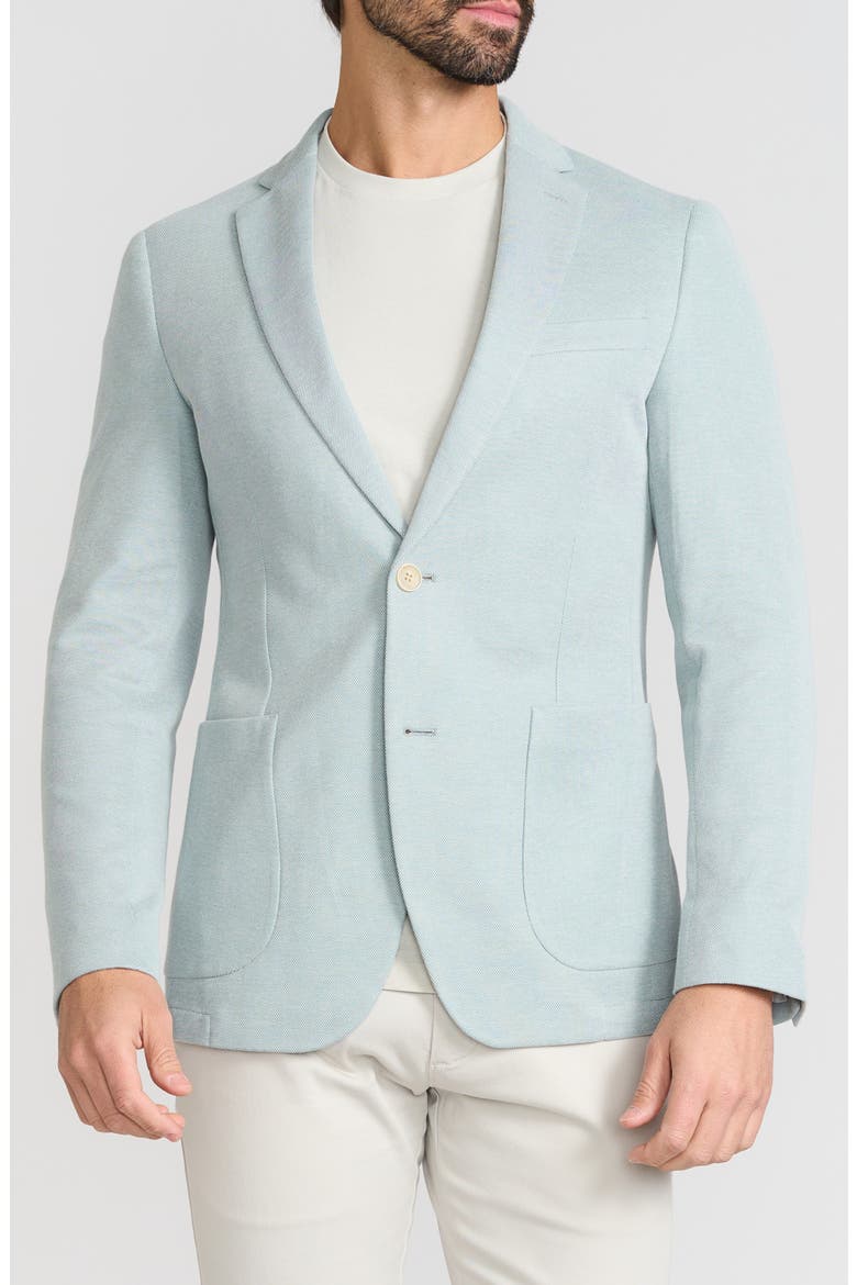 Green Knit Blazer, Main, color, GREEN