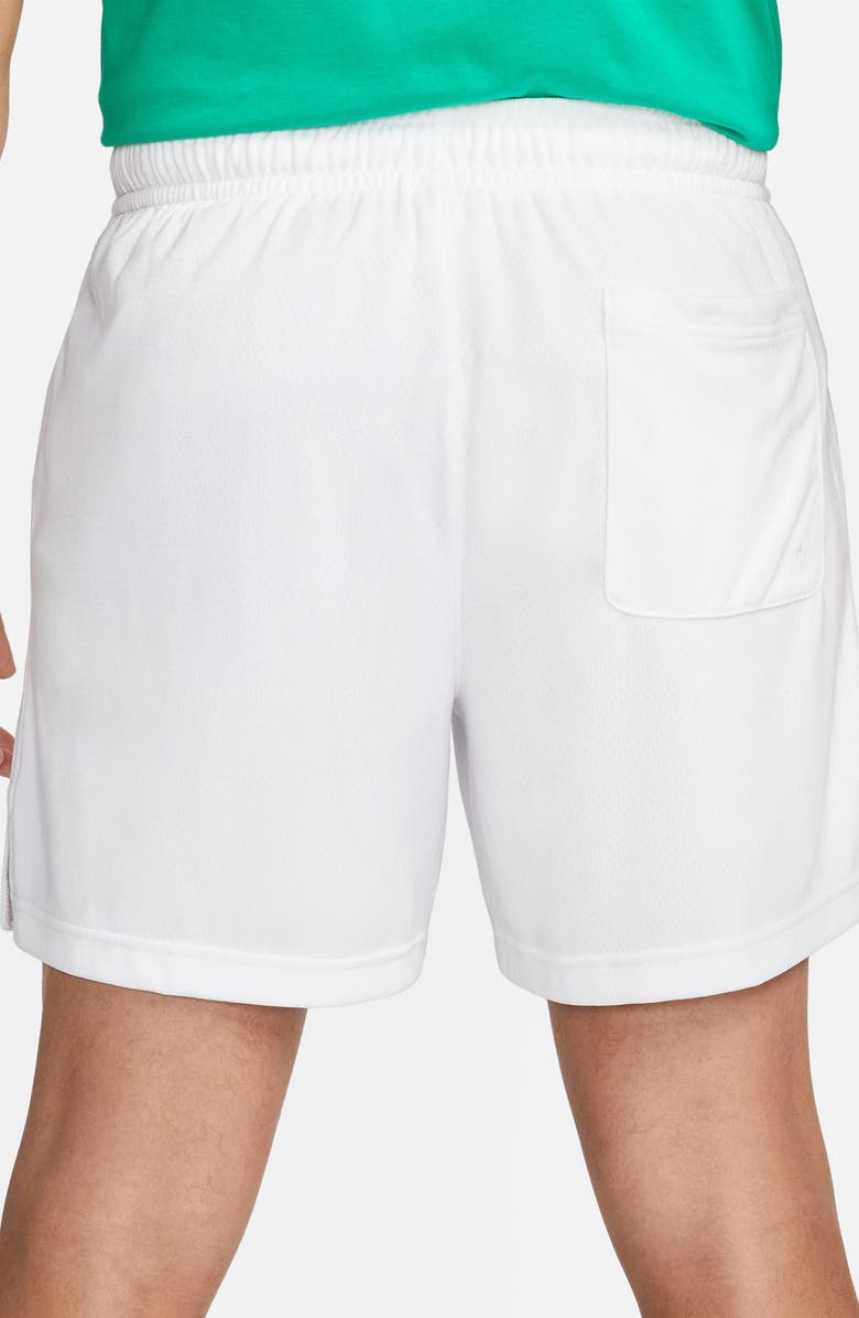 Nike Club Flow Mesh Shorts, Alternate, color, White/ Black
