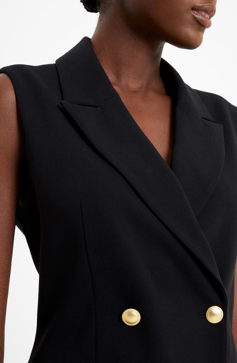French Connection Whisper Sleeveless Blazer Minidress, Alternate, color,