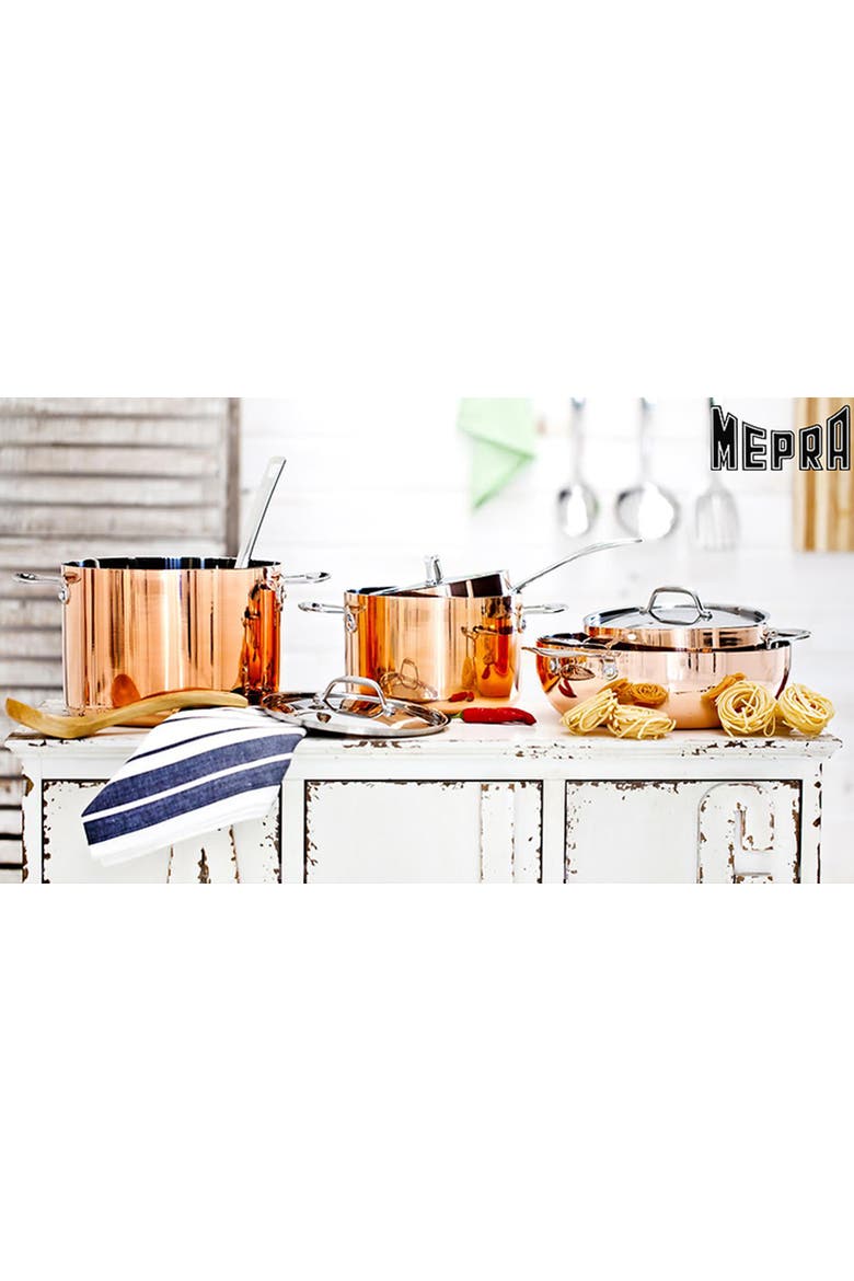 Toscana Deep Pot with Lid, Alternate, color, Mettalic Auburn